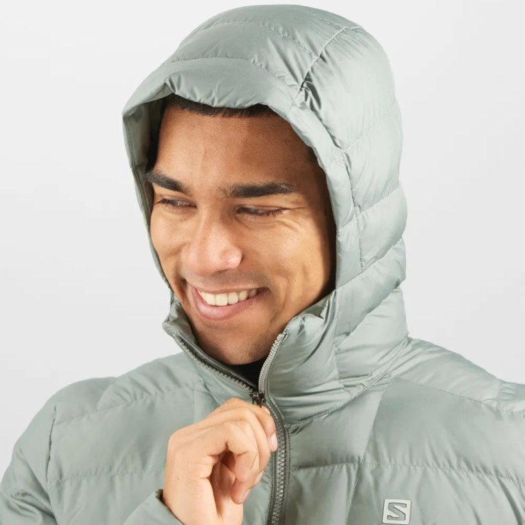 Grey Salomon Essential Xwarm Men's Insulated Jackets | PH 13608A